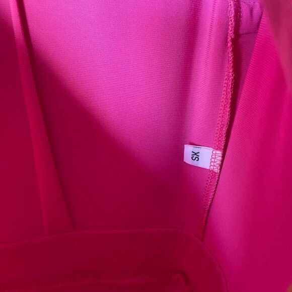 Peachy Den The Kernel Jersey Pink Jumpsuit Short Sleeves Size XS - Picture 12 of 12